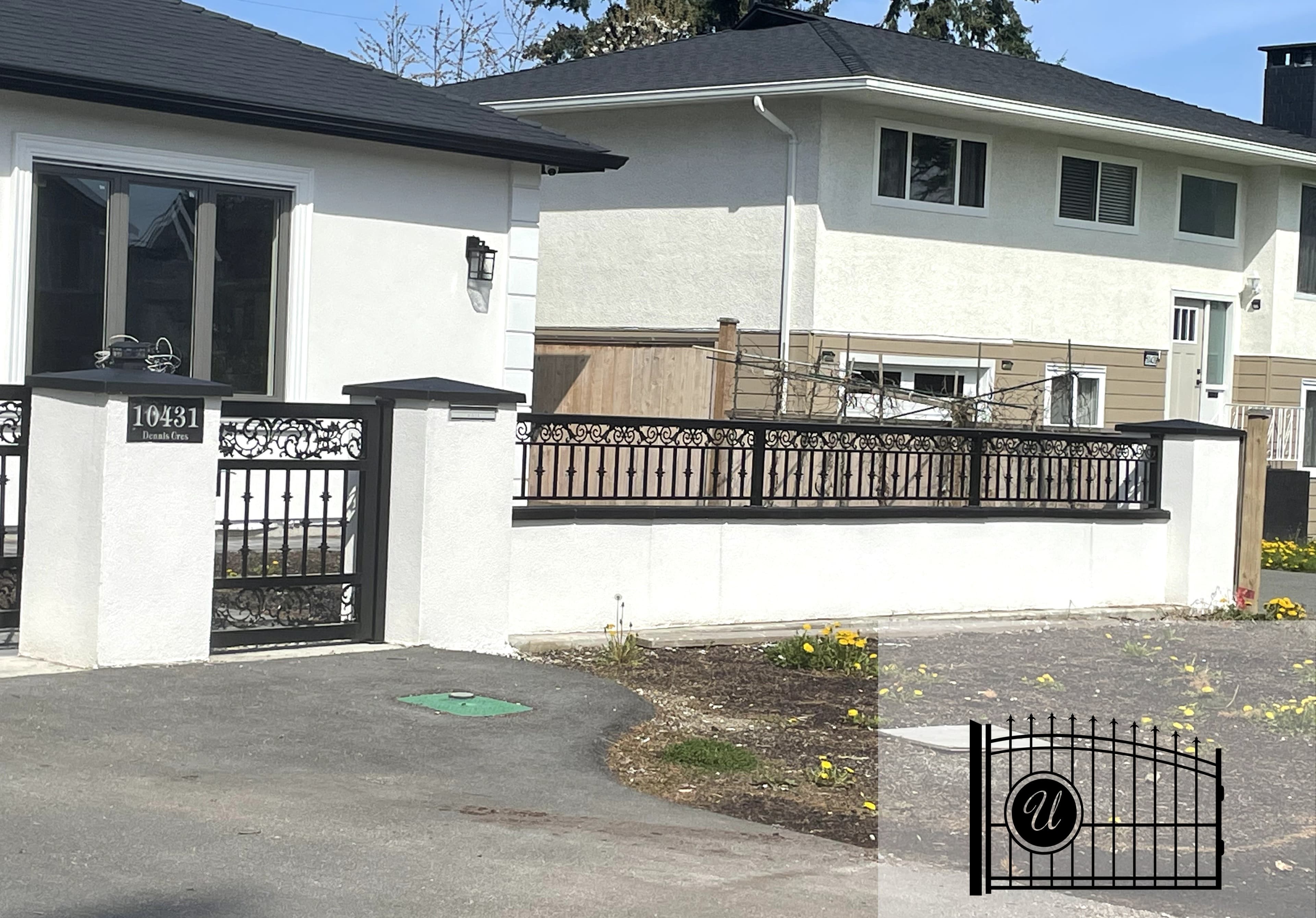 Floral Sliding Gate project photo 2