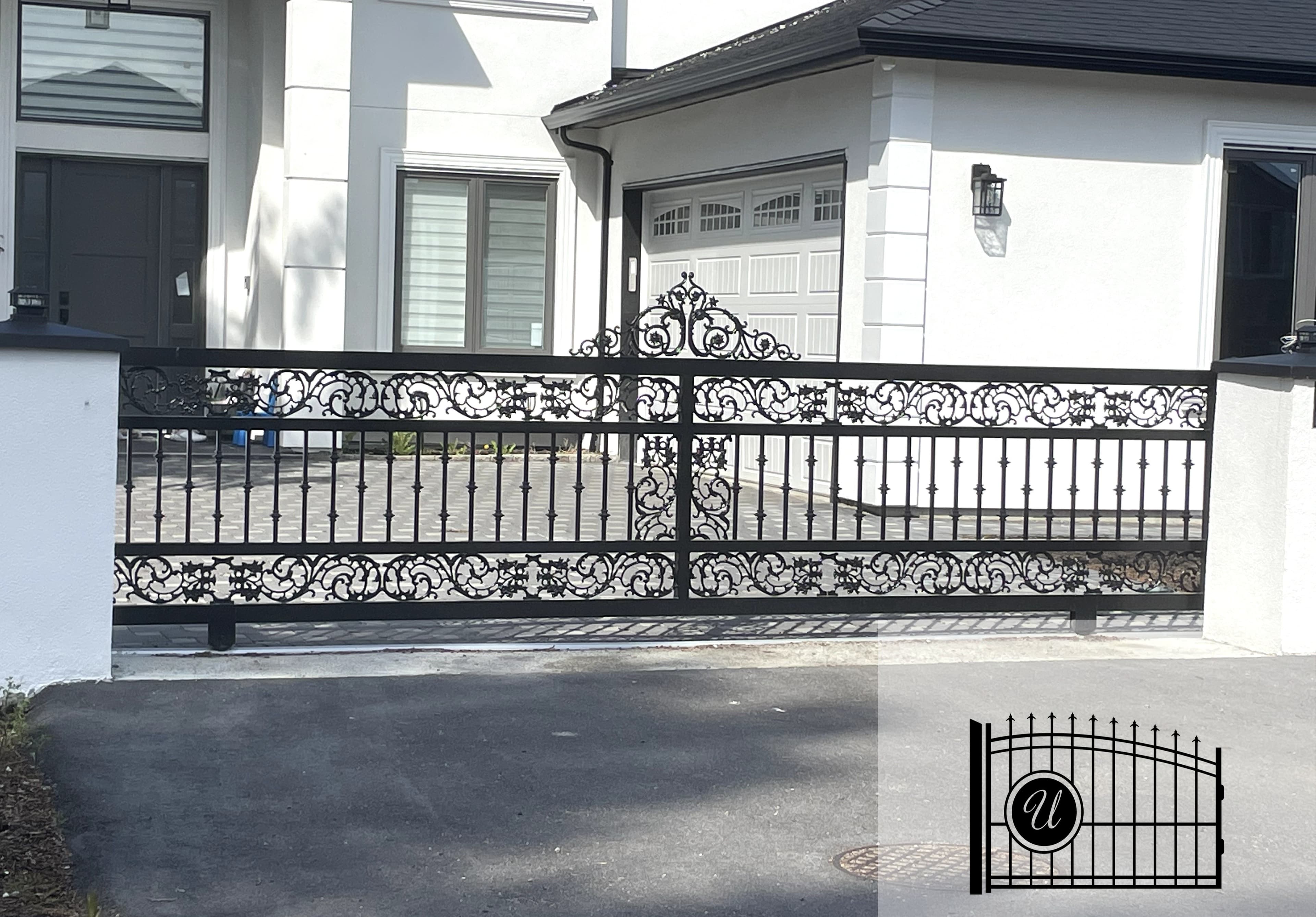 Floral Sliding Gate project photo 1